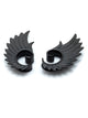 Cherub Wing Steel Curled Saddles