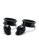 Skull Dangle Threaded Steel Tunnels