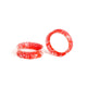 White Paint Splatter Silicone Ear Skins