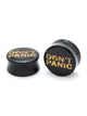 Donβt Panic Acrylic Image Plugs
