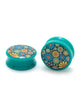 Flower Power Acrylic Image Plugs