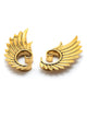 Cherub Wing Steel Curled Saddles