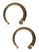 Stippled Open Hoop Steel Hangers