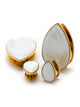 Teardrop Facade Pearl Steel Plugs