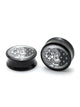 Luna Gazing Acrylic Image Plugs
