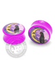 Moonlit Black Cat Acrylic Image Plugs