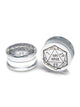Oh Shit! Dice Acrylic Image Plugs