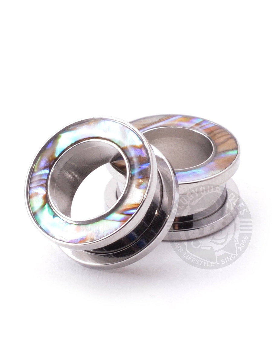 Gekleurde Chirurgisch Stalen Oor Studs met Traan-vormig Steentje - 6 mm - Zilver - Roze