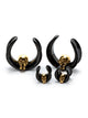 Skull Steel Crescent Saddles