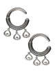 Stippled Dew Drop Steel Hangers