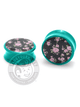 Vintage Rose Acrylic Image Plugs