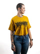 Death Metal Logo Crop Top
