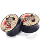 Freddy Tattoo Flash Acrylic Image Plugs