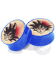 Goku Tattoo Flash Acrylic Image Plugs