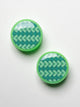 Groovy Green Acrylic Image Plugs