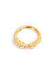 Laurel Leaf Steel Septum Clicker