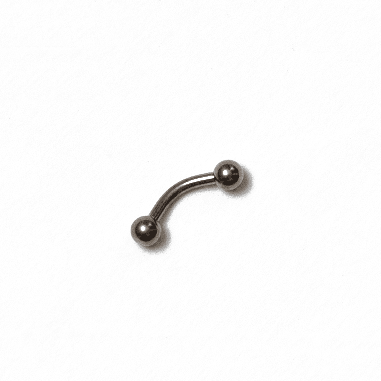 Titanium Curved Barbell