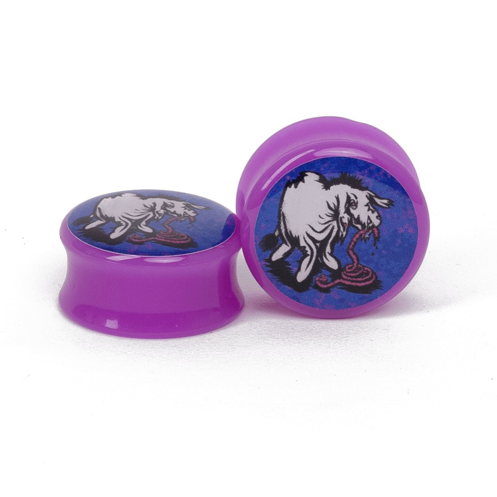 Dead Childhood Character Acrylic Image Plugs / Zombie Eeyore