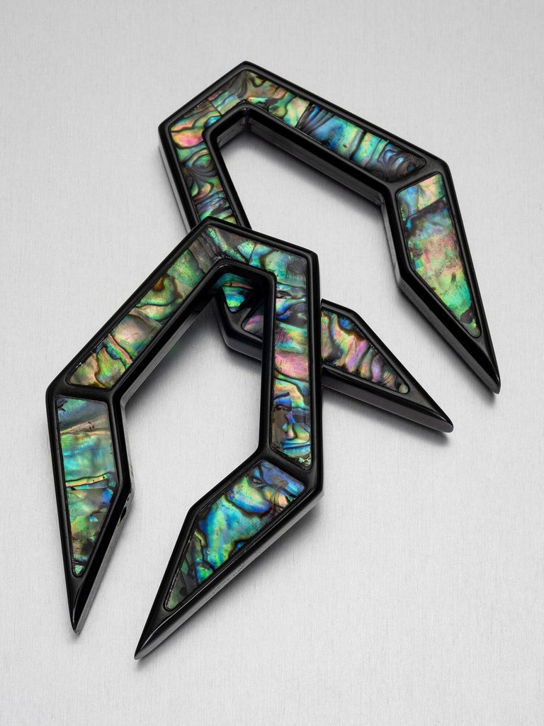 Abalone Inlay Pincher Steel Hangers