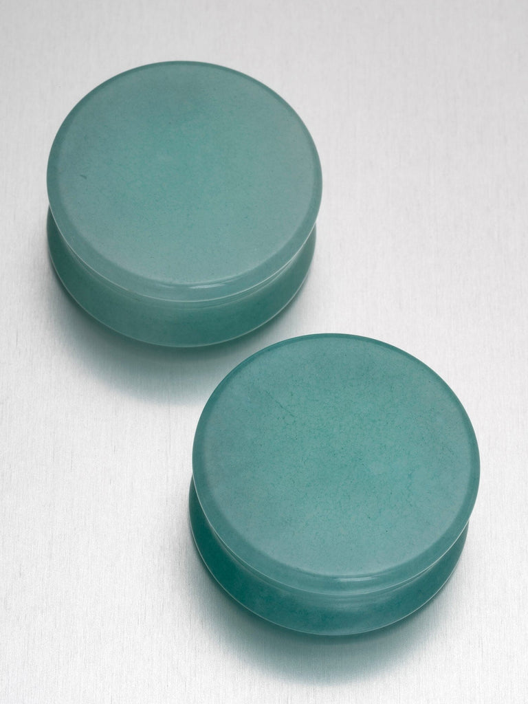 Aquamarine Amazonite Stone Plugs