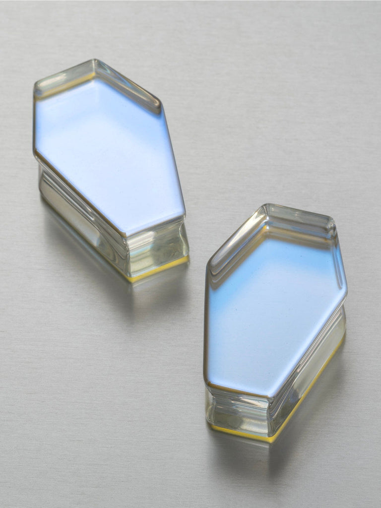 Aurora Coffin Cut Stone Plugs