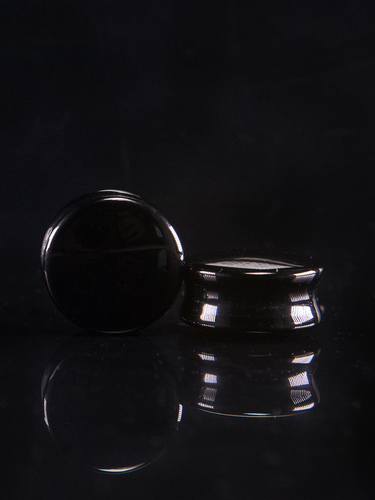 Black Agate Stone Plugs