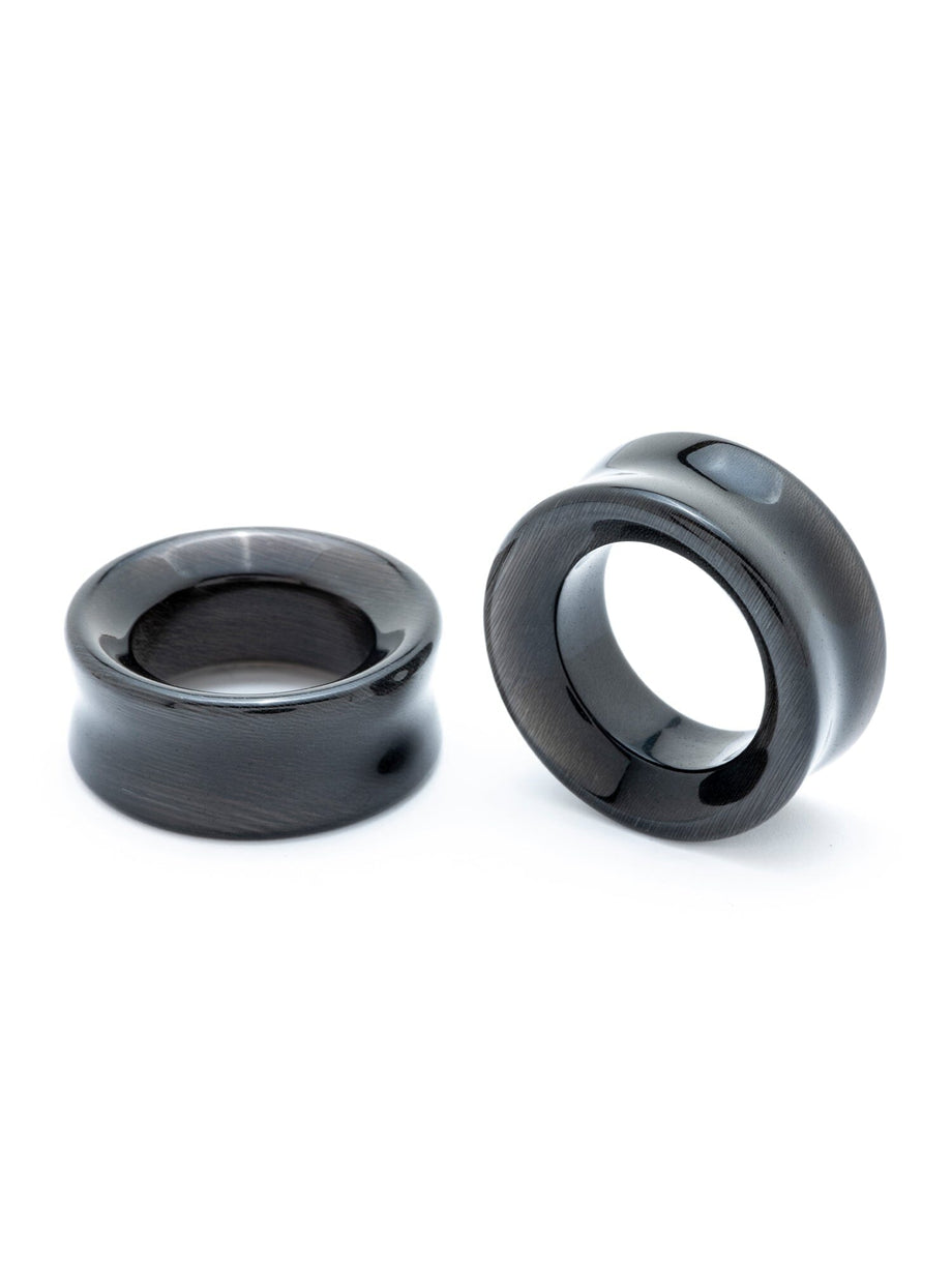 Black Cat's Eye Stone Tunnels | Stone Gauges | Cat's Eye