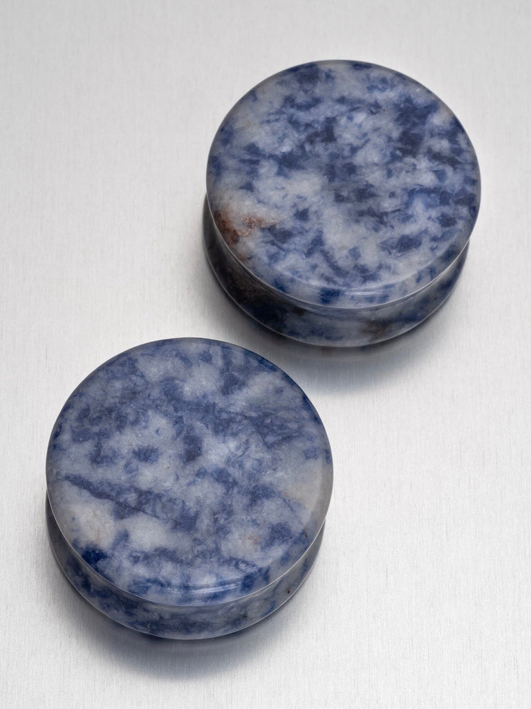 Denim Lapis Stone Plugs