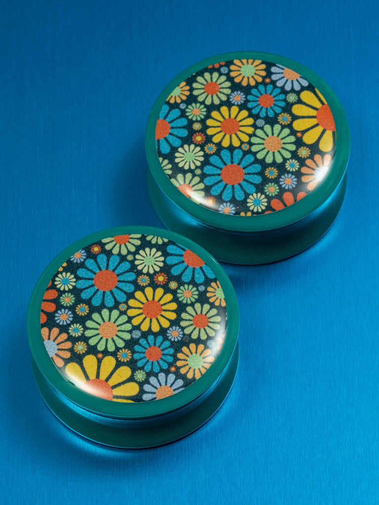 Flower Power Acrylic Image Plugs
