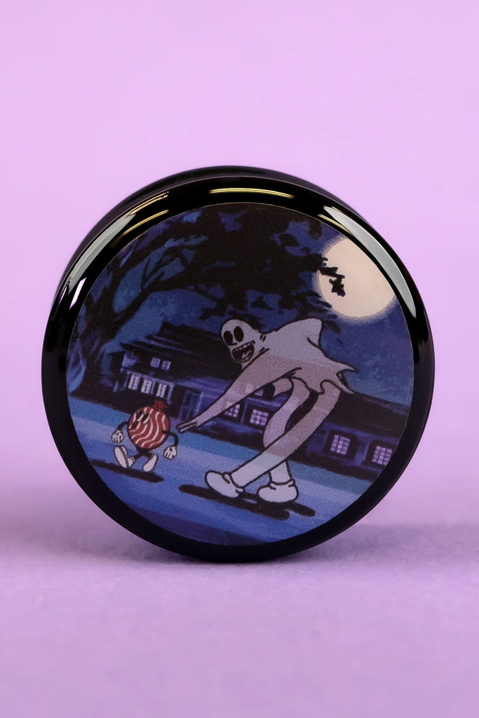Ghost With Teeth Candy Acrylic Image Plugs