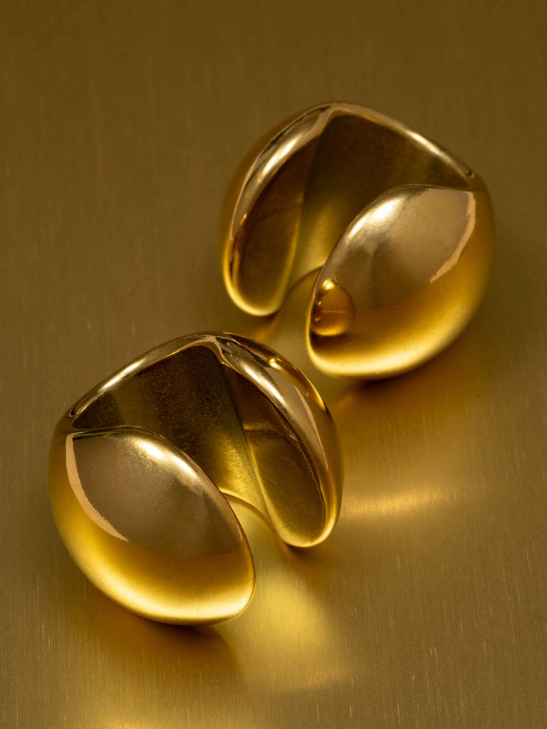 Gold Helmet Head Steel Hangers