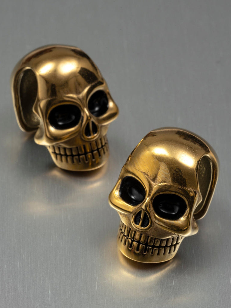 Gold Skull Steel Hangers