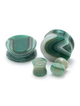 Green Aventurine Stone Plugs