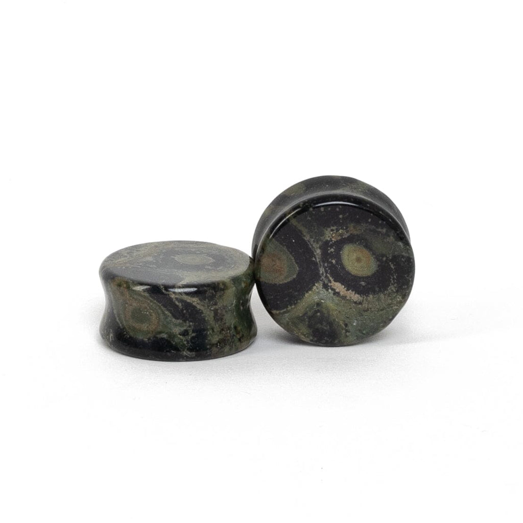 Green Ocean Jasper Stone Plugs