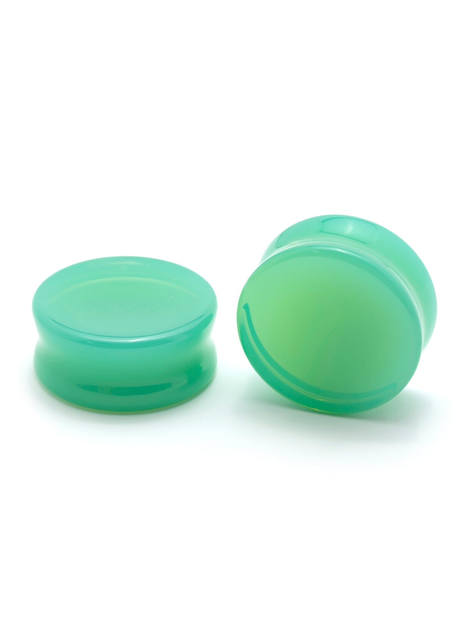 Green Opal Stone Plugs | Green Stone Gauges | Green Plugs ...