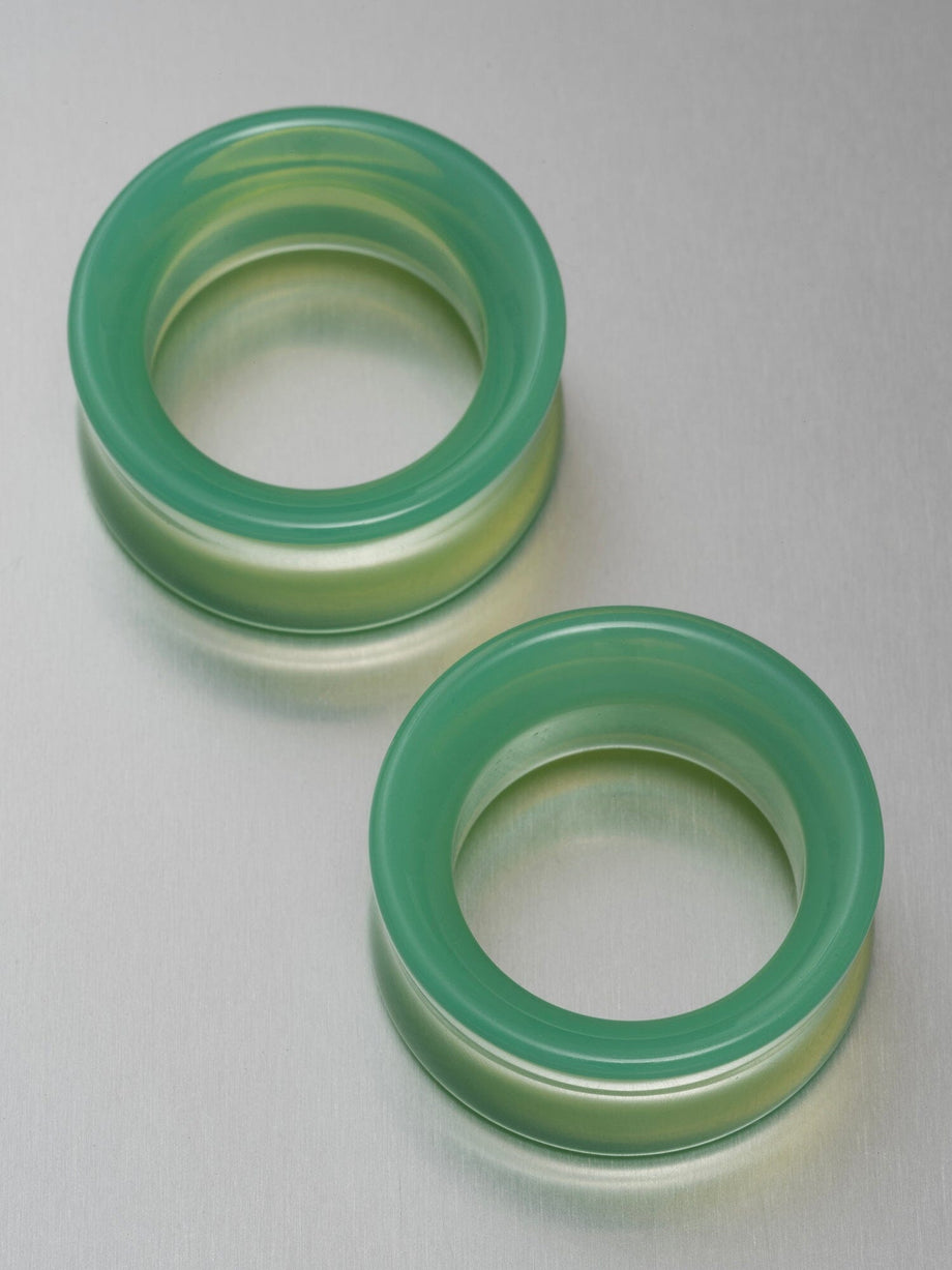 Piercing Supply - Dilatatori Per Orecchio In Labradorite Naturale - Foto 2