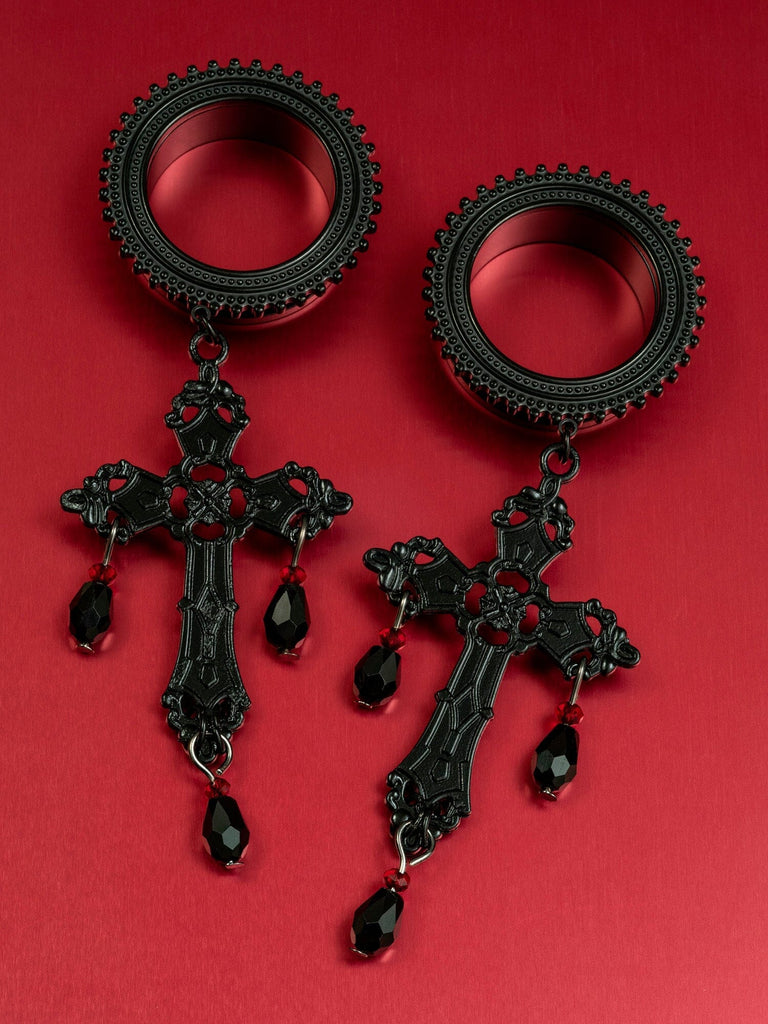 Helena Dangle Threaded Steel Tunnels