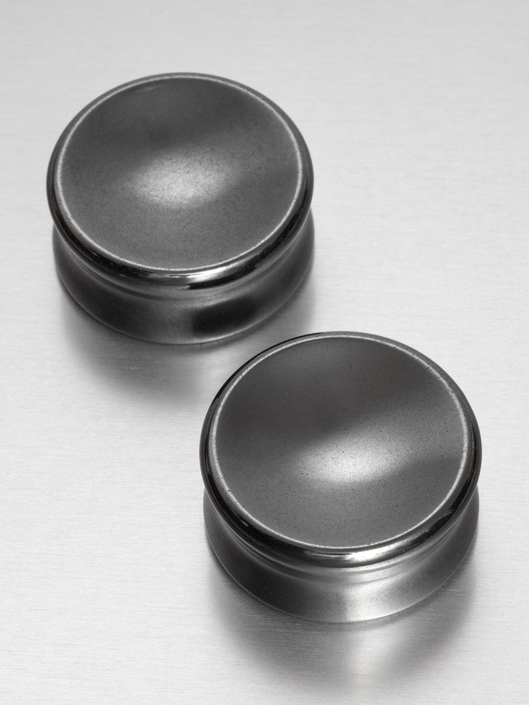 Hematite Concave Stone Plugs