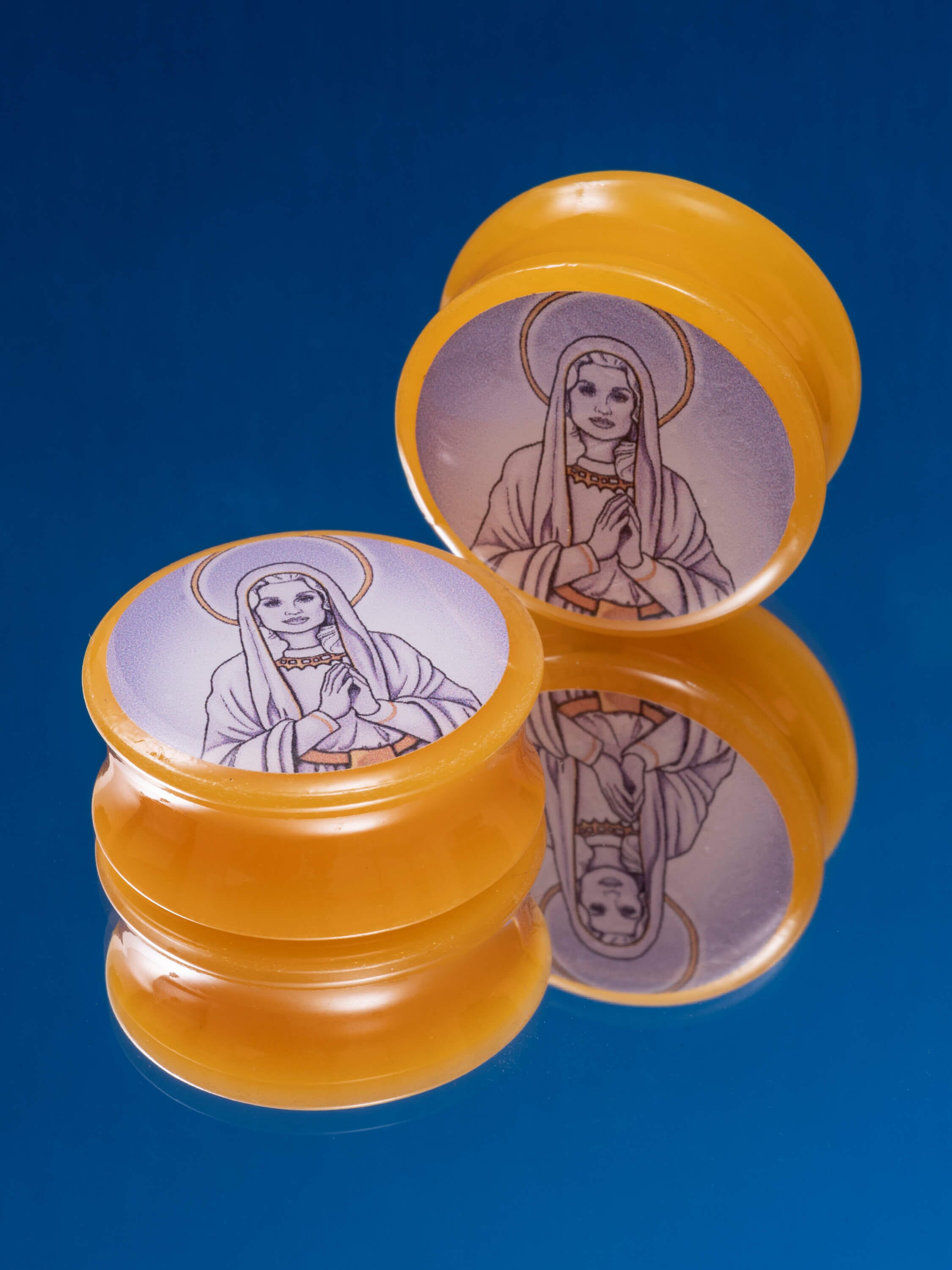 Holy Dolly Acrylic Image Plugs | Dolly Gauges – PlugYourHoles.com