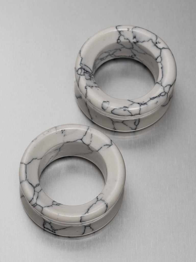 Howlite Stone Tunnels