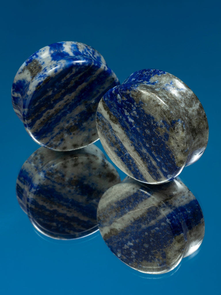 Lapis Lazuli Stone Plugs