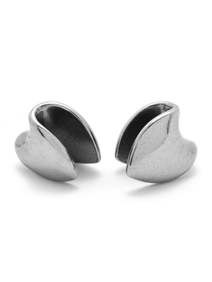 Shield Sterling Silver Earrings (Hooks or Posts) Hooks