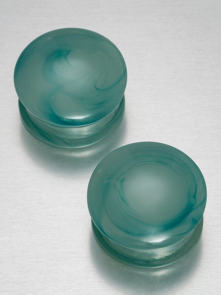 Swamp Swirl Glass Plugs