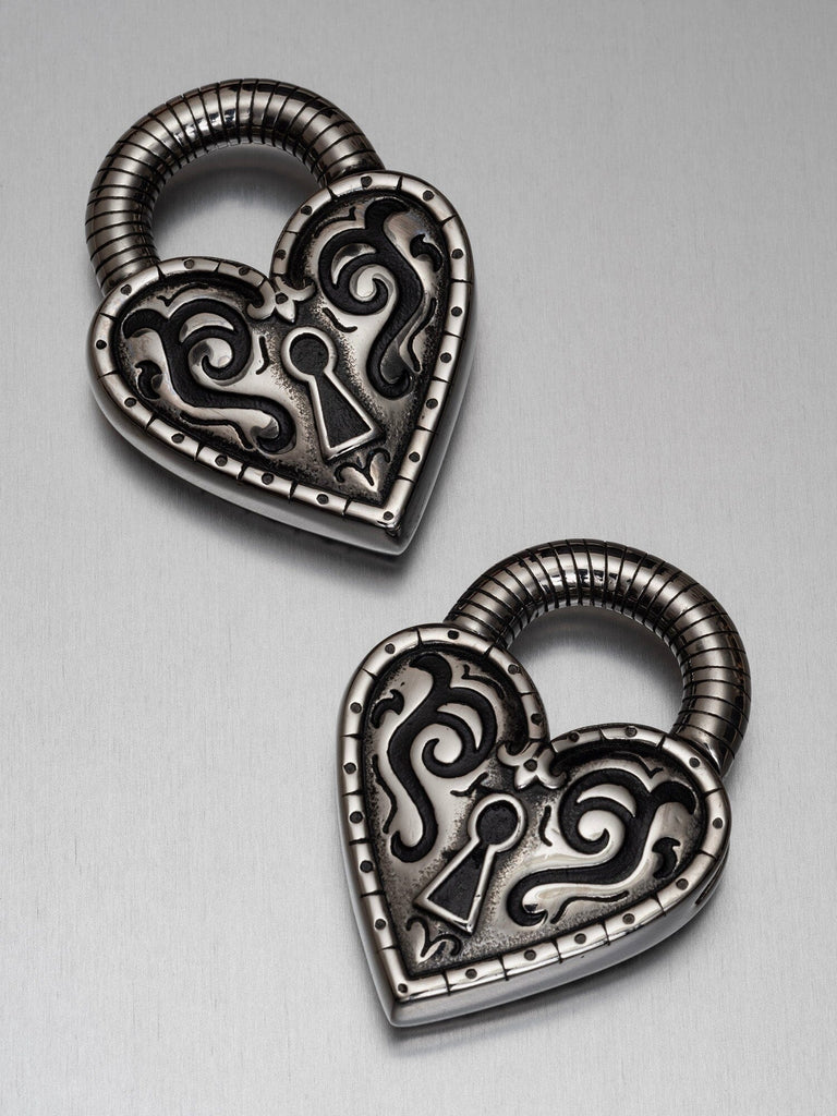 Total Eclipse of the Lock Heart Steel Hangers