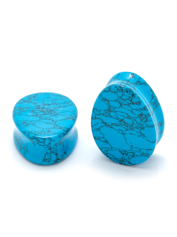 Turquoise Stone Teardrop Plugs | Stone Gauges | Teardrop Gauges ...