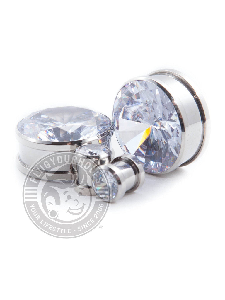 Big Bling Threaded Steel Plugs