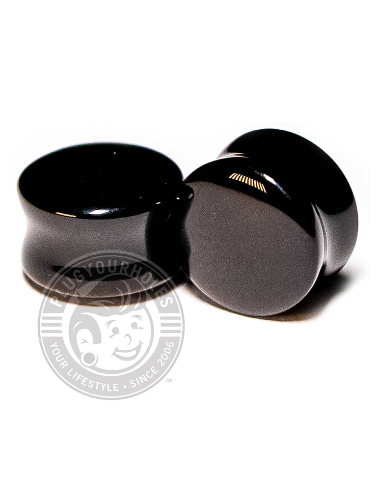 Black Glass Plugs