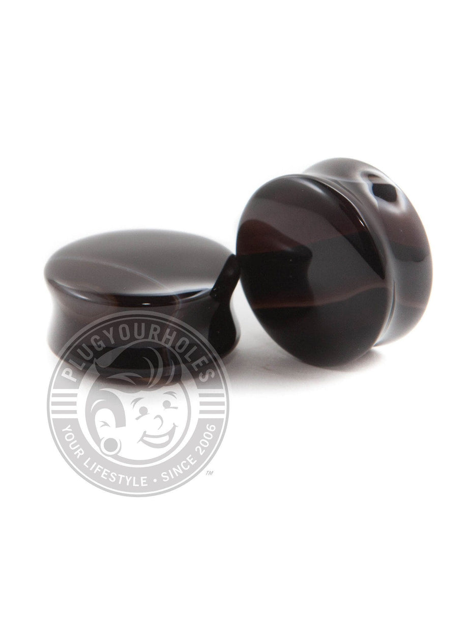 Black Agate Stone Plugs