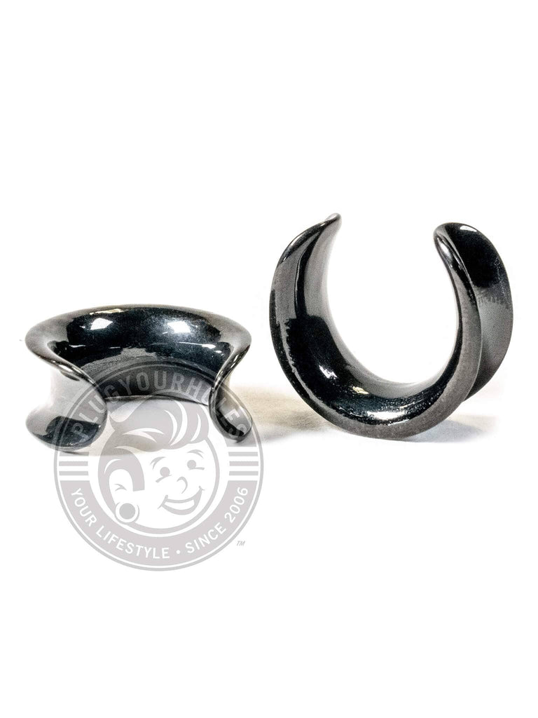 Black Steel Crescent Steel Saddles