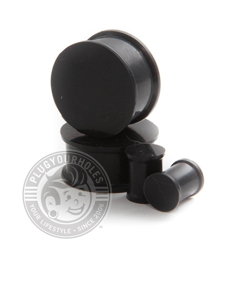 Black Silicone Plugs